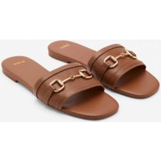 Mango Women's Buckle Leather Sandals - Leather
