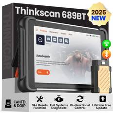 Thinkcar ThinkScan 689BT Diagnostic Scanner CanfD Doip 34 Resets Active Test