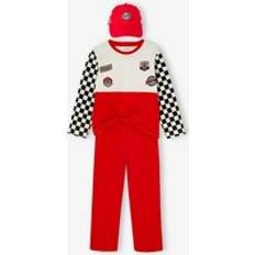 Red Pyjamases Vertbaudet Rally Driver Pyjamas Cap - Red