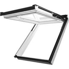 Fenster Aron Comfort Plus Klapp-Schwingfenster Kunststoff 78x118 cm Holz Dachfenster
