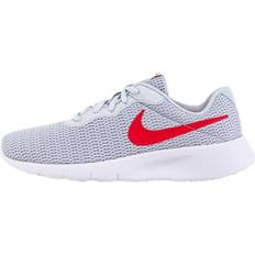 Nike Tanjun Sneakers - Silver/Red
