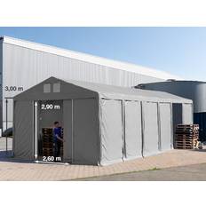 Oppbevaringstelt Toolport Lagertelt Grå PVC 6x12m