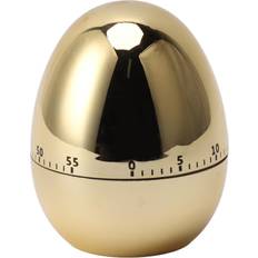 Goolrc 60 Minuten Eiermodell Mechanischer Timer Kochwecker Manueller Timer für die Küche Gold L Küchen-Timer