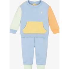 Ralph Lauren Colour Block Tracksuit Infants - Pale Blue