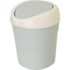 Plastic Mini Desktop Waste Trash Rubbish Can with Lid