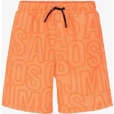 Polyester Swim Shorts Marc Jacobs Kids Logo Swim Trunks - Orange