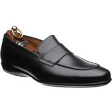 Enzo Rubber-Soled Loafers - Black Calf