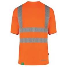 Work Tops Beeswift Envirowear High Visibility Short Sleeve T-Shirt - Orange