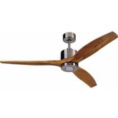 Lucci Air DC Ceiling Fan Airfusion Akmani Chrome with LED