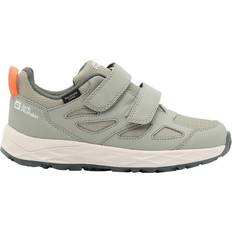 Boys Walking Shoes Jack Wolfskin Kids's Waterproof Hiking Shoes Woodland 2 Texapore Low VC - Mint Leaf