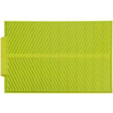 Green Dish Drainers Goolrc Rectangle Silicone Drain Mat Drying Dishes Pad Dish Drainer