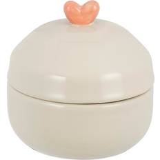 House of Seasons Burk Med Hjärta På Lock Ask 12.5cm 12.5cm