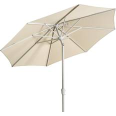 Brafab Parasoller & Tilbehør Brafab Abriola Parasol Ø 2,7 m Champagne