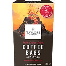 Taylors Of Harrogate Coffee Bags Ground Black Pepper Smoke Extra Dark Arabica Pack 10