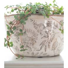 Planteringskruka Melinda Beige/Vit