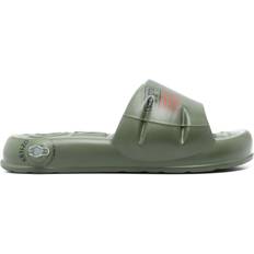 Kenzo Logo-Print Slides - Green