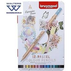 Artists Pastel Colouring Pencils Expression Tin 12