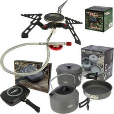 NGT Carp Fishing Gas Portable Stove 3000W 3pc Cookset