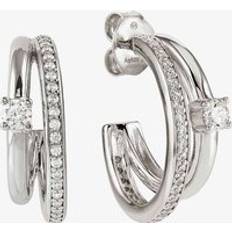 Nomination Stainless Steel Earrings Nomination Cosmic Love Large Rich Earrings - Silver