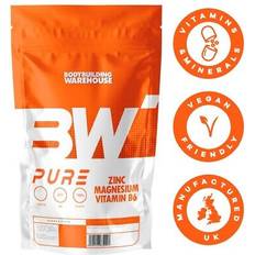 Bodybuilding Warehouse Pure Zinc Magnesium Vitamin B6 Tablets 120 Tabs