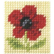 My First Embroidery Needlepoint Kit Poppy