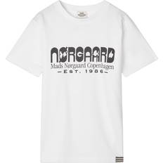 Mads Nørgaard Barnkläder Mads Nørgaard Copenhagen Printed Tee Thorlino Tee - Hvid
