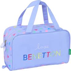 Blue Toiletry Bags Benetton Lila Travel Vanity Case - Stylish Lilac