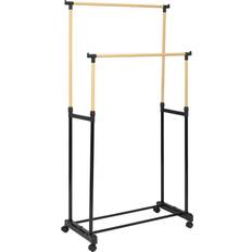 5five Simply Smart Doppelter Kleiderständer Woody 86 x 42 x 165 cm Kleiderhänger