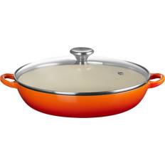 Le Creuset Övriga grytor Le Creuset Buffétgryta Med Glaslock 30 cm 3,5 L Volcanic med lock