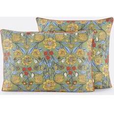 Cotton Satin Pillow Cases LA REDOUTE INTERIEURS Johanna Floral 100% Cotton Satin 300 Thread Count Pillowcase 63 x 63 cm Pillow Case