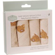 Ziggle Baby Muslin Washcloths 4 Pack
