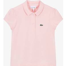 Pink Polotrøjer Børnetøj Lacoste Scalloped Collar Mini Piqué Polo Shirt - Waterlily Pink