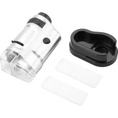 Mini mikroskop KKmoon 20 x 40 x Zoom LED Lighted Illuminated Mini Pocket Microscope with Base