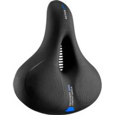 Hpa Cykelsadel PU-Skum Med Reflektor Svart Och Blå