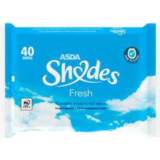 Asda ASDA Shades Fresh Flushable Moist Toilet Tissue Wipes