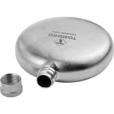 Tomshoo Titanium 150ml Whiskey Flask for Men Hip Flask