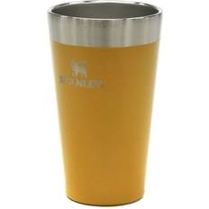 Stanley Tumbler Cup Stacking Vacuum Pint Mustard Thermal Cold 0.47L Termokopp