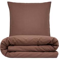 Sengetøj 200x220 brun Nature Sengesæt 200x220 cm Stonewash Brun Dynebetræk (220x)