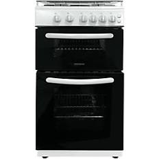 50cm - Stainless Steel Gas Cookers Statesman GTL50W Gas Cooker 82 L 51 W White, Stainless Steel