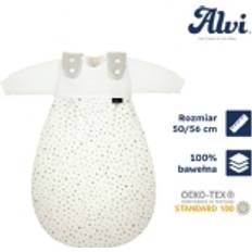 Baby Mäxchen 3-delt Jersey Aqua Dot-sovepose 50 56