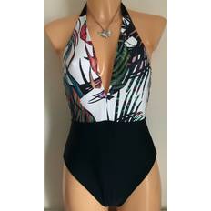 Figleaves Swimsuits Figleaves Bali Palm Swimsuit - Black