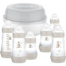 Mam Sterilisers Mam Easy Start Bottle & Microwave Steriliser Set Grey