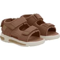 En Fant Sandaler Børnesko En Fant Velcro Sandaler Med Lys Mocha Mousse - Brun