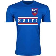 UKSoccershop Haiti Core Football Country T-Shirt Blue Men's Polyester