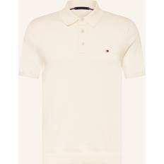Gul Polotrøjer Tommy Hilfiger Essential Cotton Knitted Polo - Beige