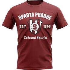 XS T-shirts UKSoccershop Sparta Prague Established Football T-Shirt Men's Polyester