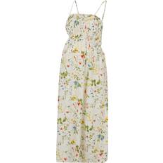 Women - Yellow Dresses Vero Moda Kleid VMMEASY JOY - Blau/Gelb/Oliv/Weiß