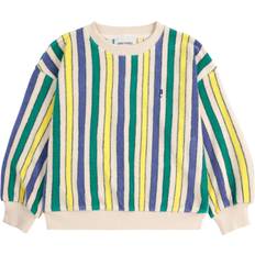 Bobo Choses Sweatshirts Bobo Choses Multicolor Stripes Terry Cloth Sweatshirt - Offwhite