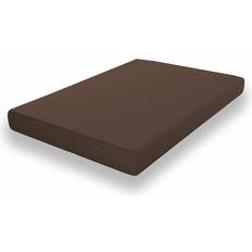 Bruna Underlakan Happy Home Brun Fitted Bottom Sheet för Små Dubbelbäddar Underlakan Brun