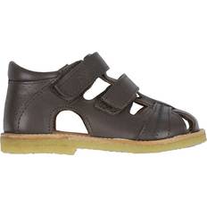 Pom Pom Sandaler - Classic+ Gnuggsula Stängd Två Velcro - Brown